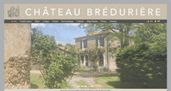 Desktop Screenshot of chateau-breduriere.com