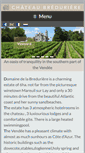 Mobile Screenshot of chateau-breduriere.com