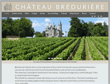 Tablet Screenshot of chateau-breduriere.com